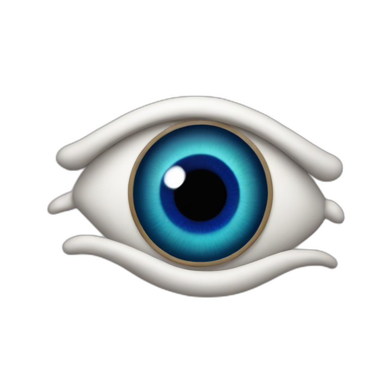 The evil eye emoji