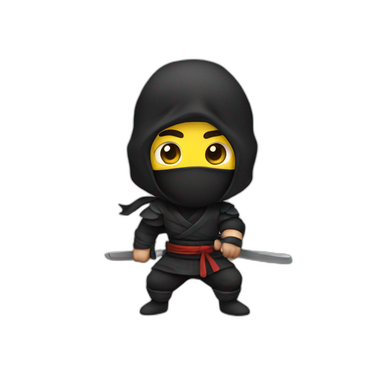 ninja iphone emoji