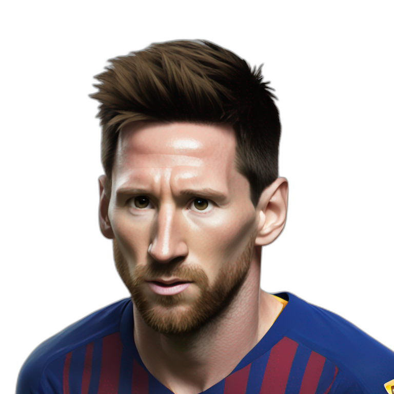 Messi shh emoji