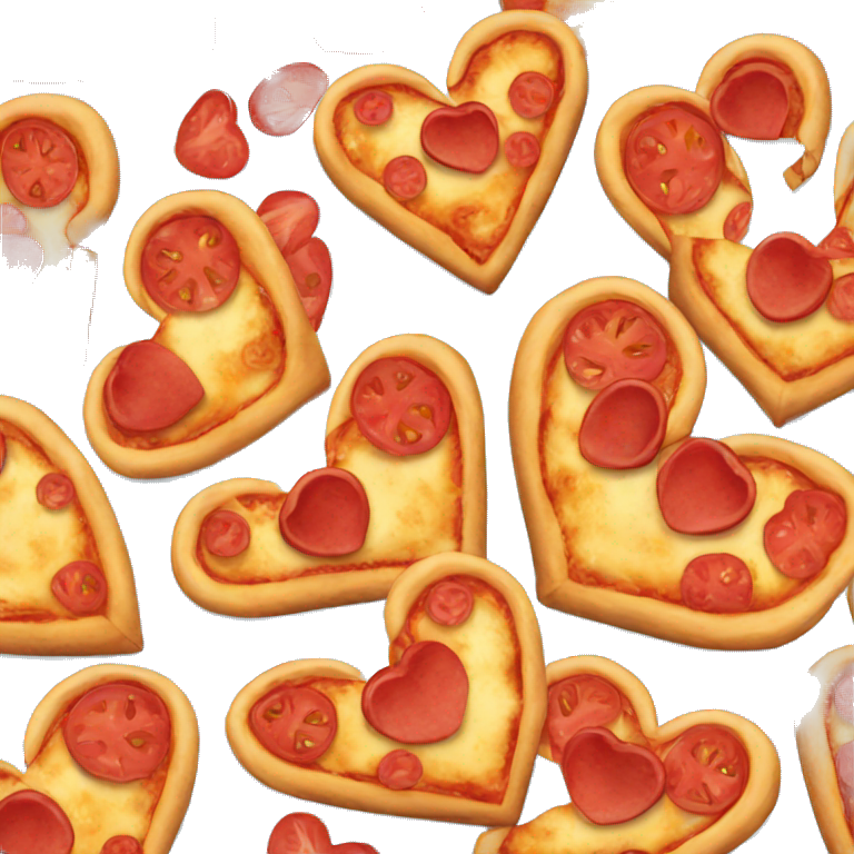heart shaped pizza emoji