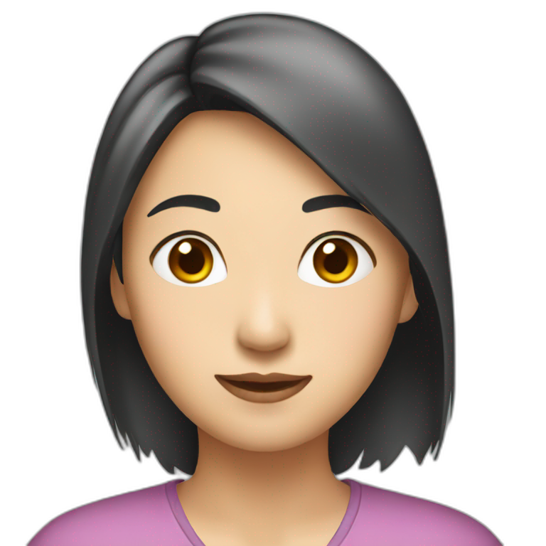 Woman asian emoji