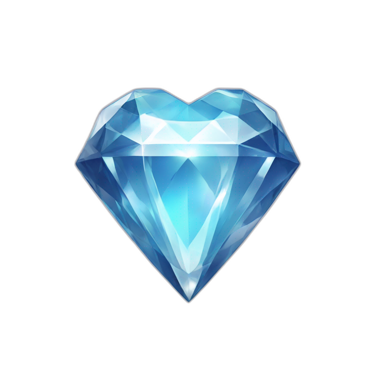 diamond and heart emoji