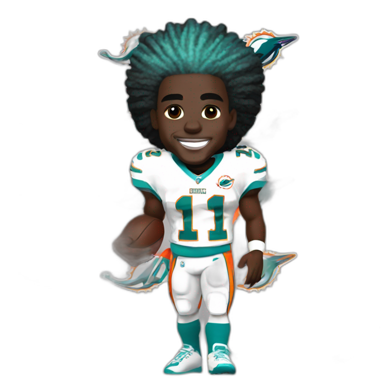 Tyreek Hill Miami Dolphins emoji