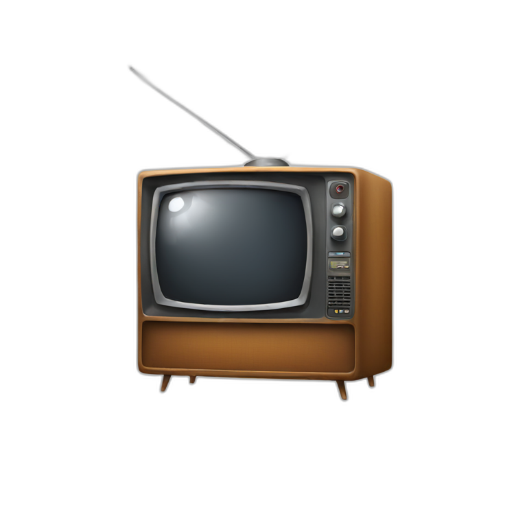 Old tv only the screen emoji