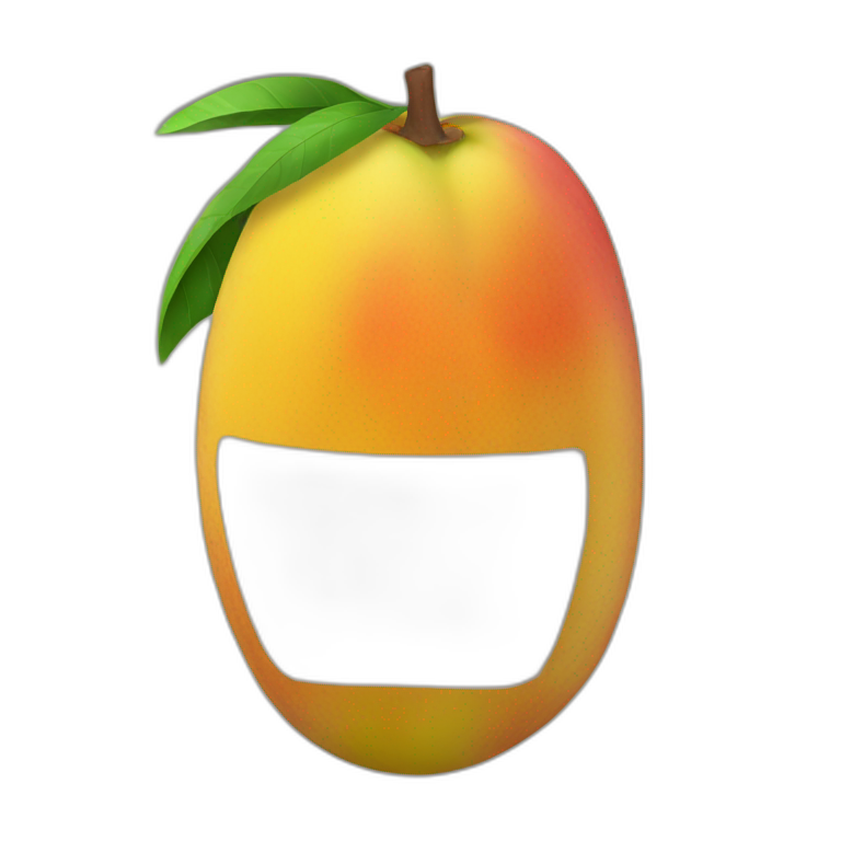 Mango with roblox face emoji