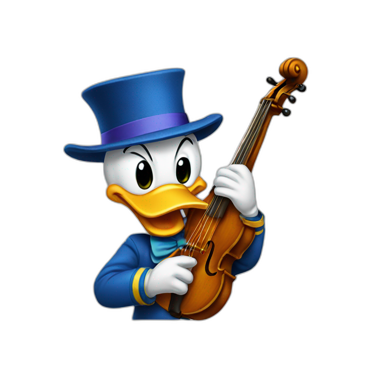 Donald Duck Dabs emoji