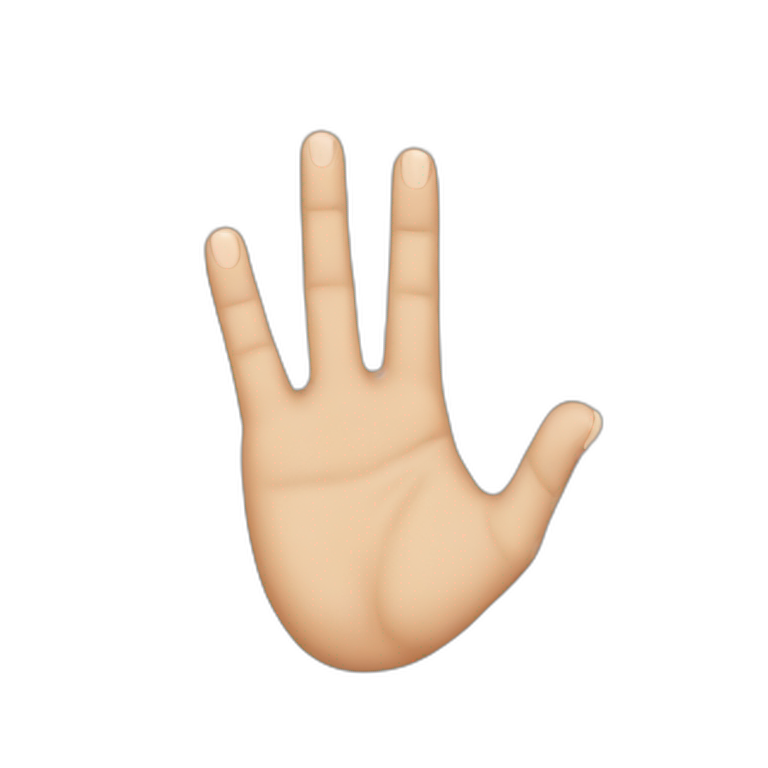 Hole in finger emoji