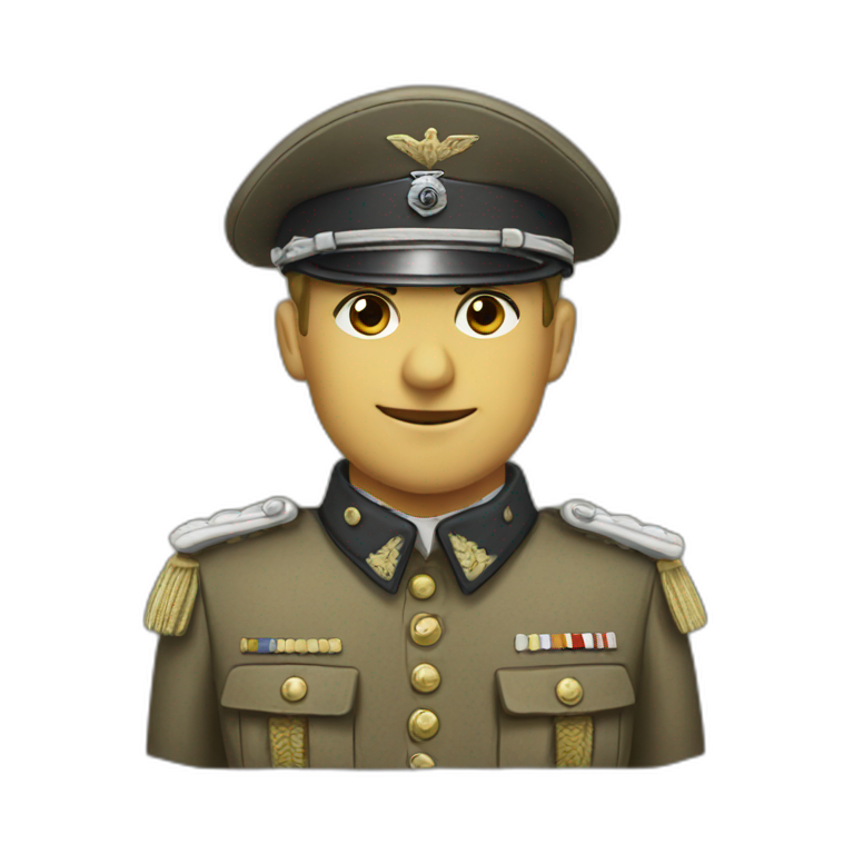 German war uniform emoji