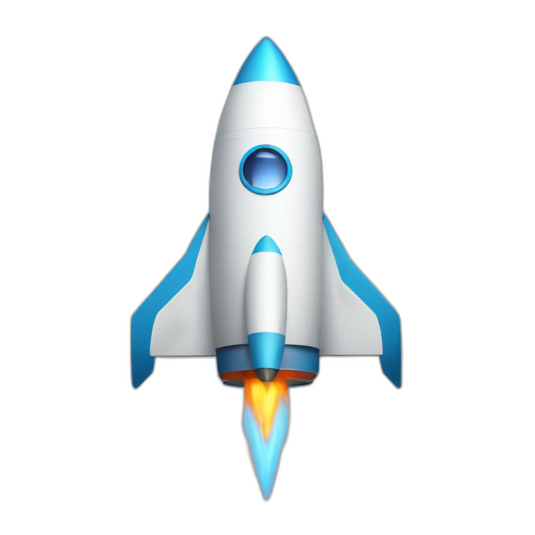 Space rocket emoji