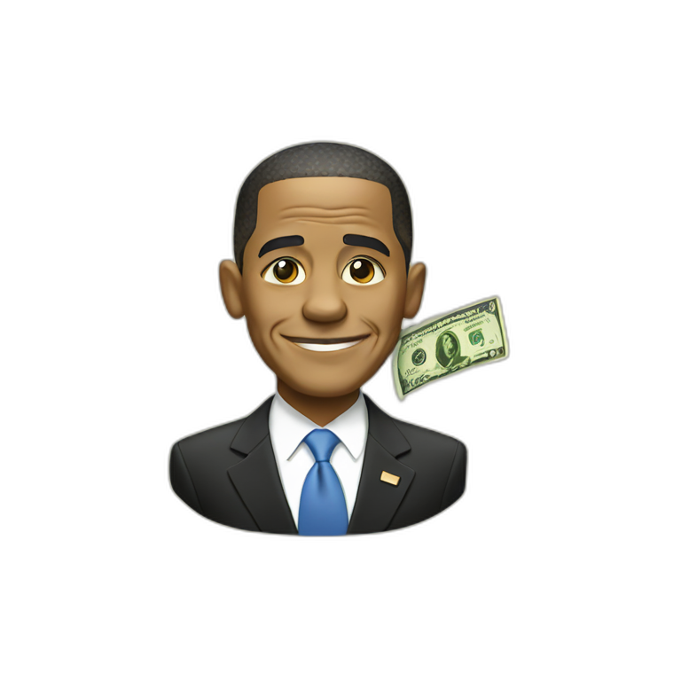 obama money emoji