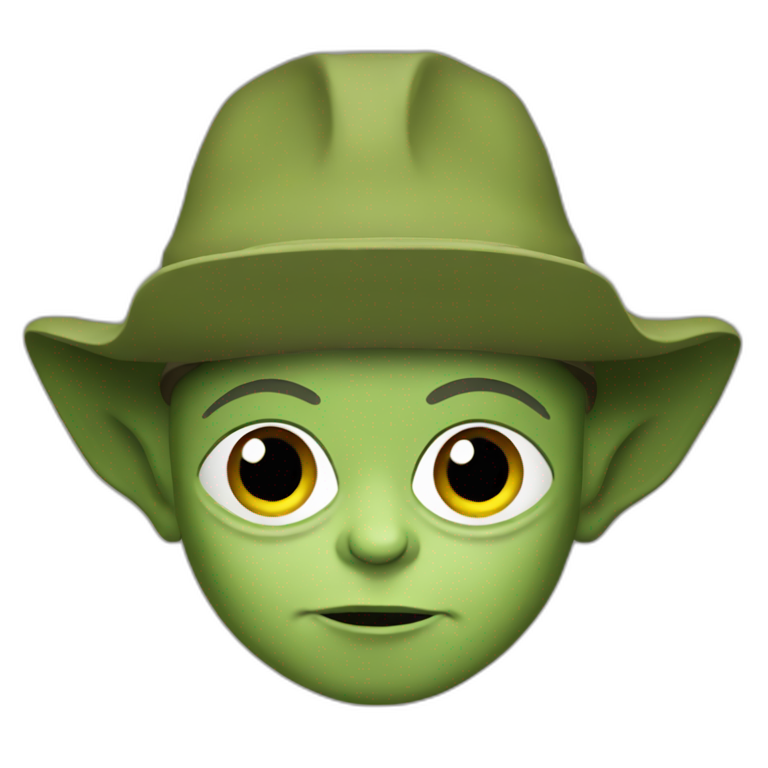 Yoda general in cap military  emoji