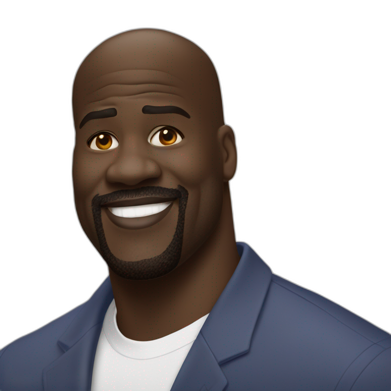 Shaquille-o’neal-bisous emoji