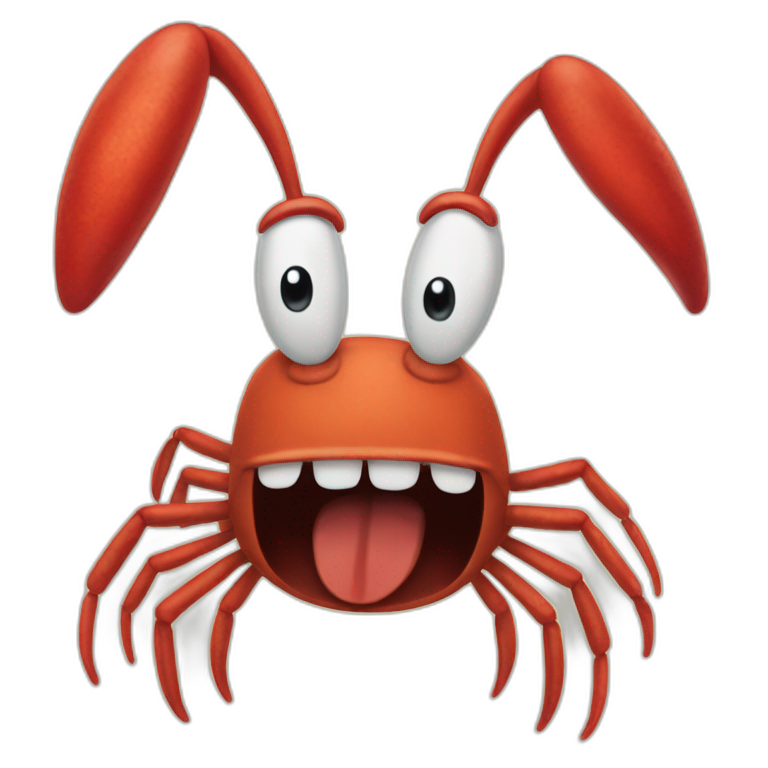 Mr. Krabs from SpongeBob emoji