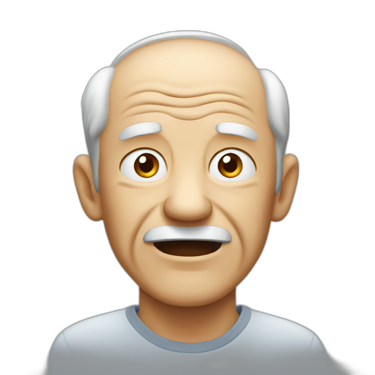 old man yells at chat emoji