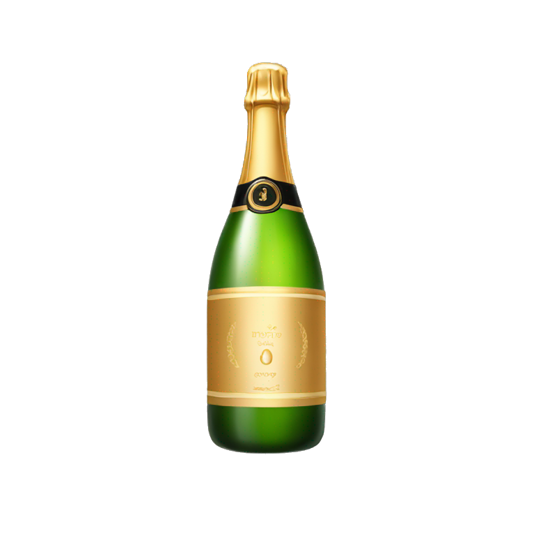 champagne bottle emoji