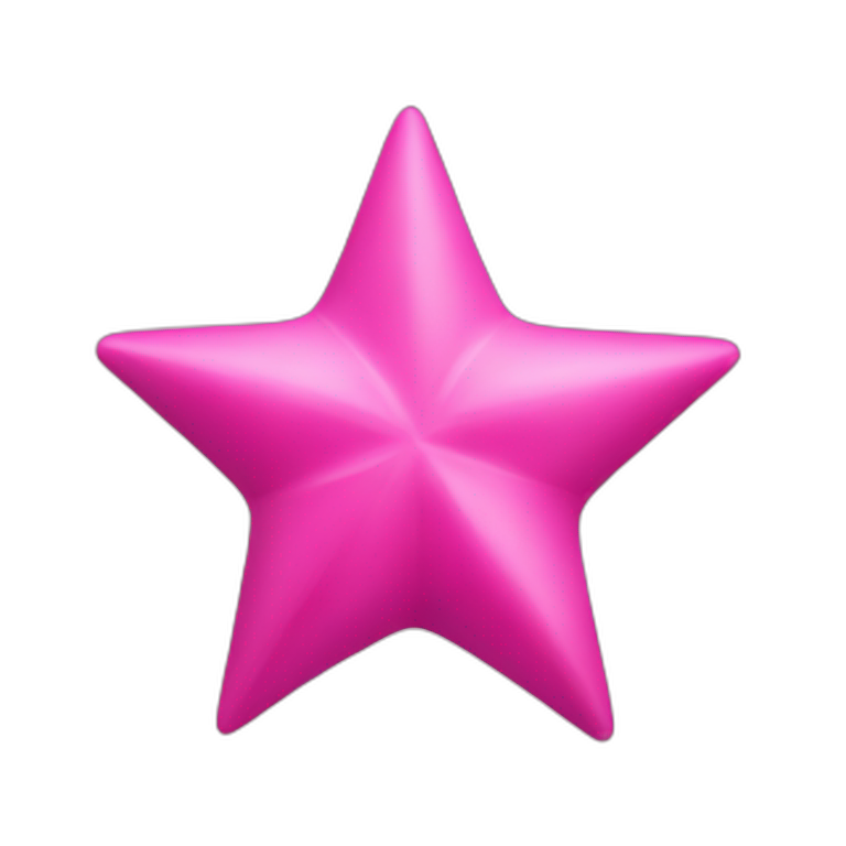 barbie pink star emoji