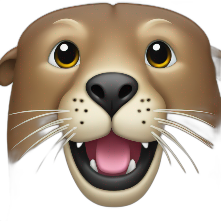 Brown Sea lion emoji