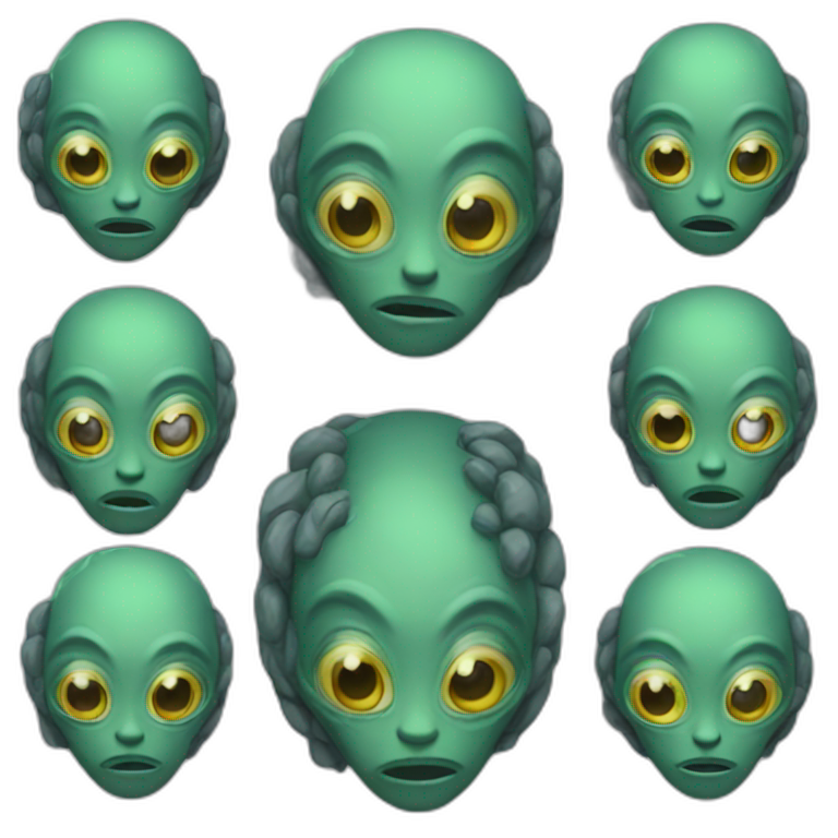 The Alien emoji