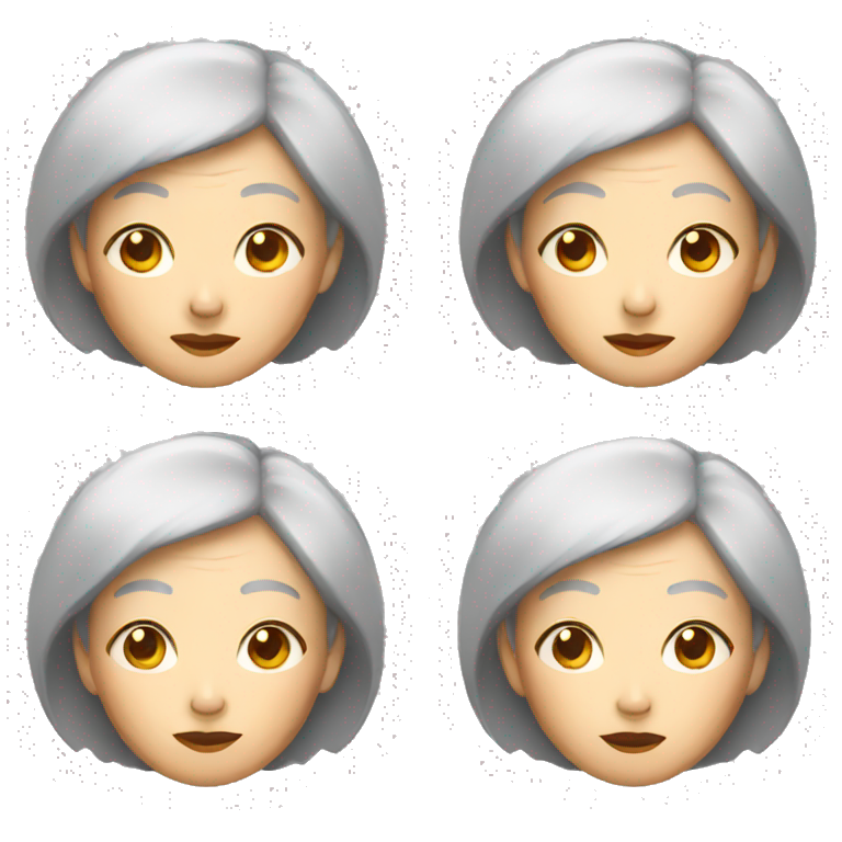 Chinese old woman emoji