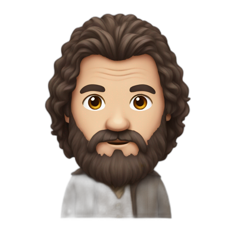 Hagrid from the Harry Potter movies emoji