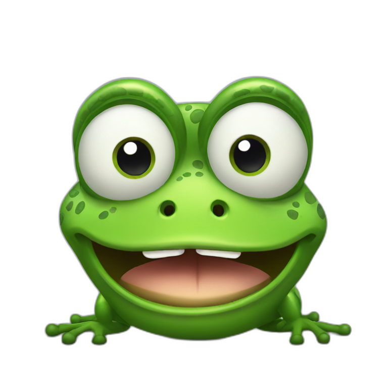 angry frog animated emoji