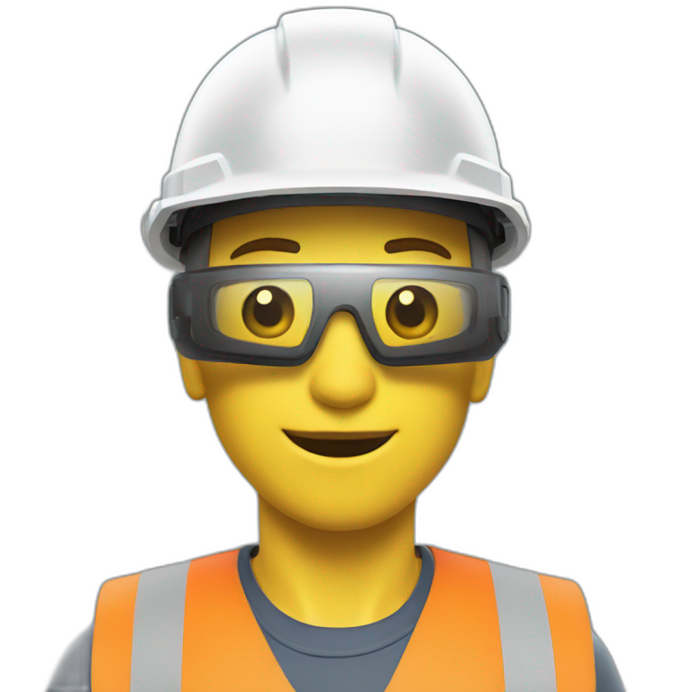 hololens with construction helmet emoji