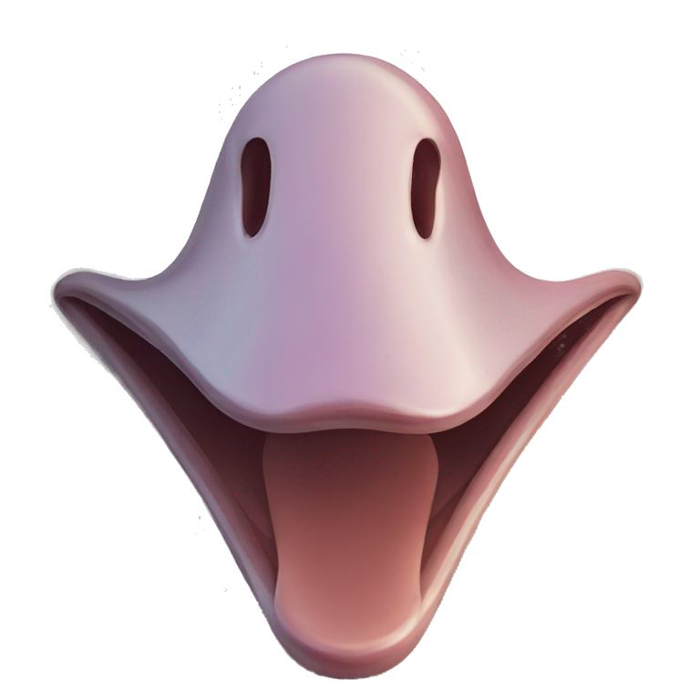 goose angry open mouth emoji