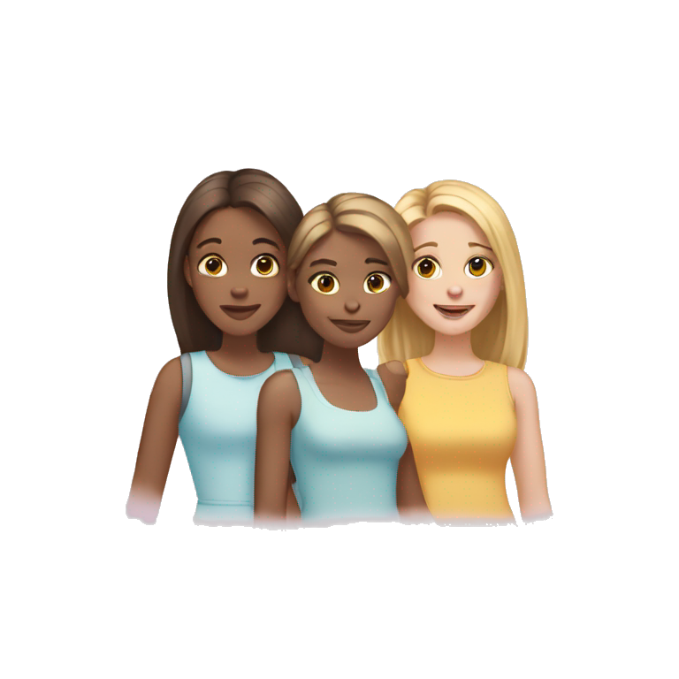 White Family Witherspoon Three teenage daughters emoji