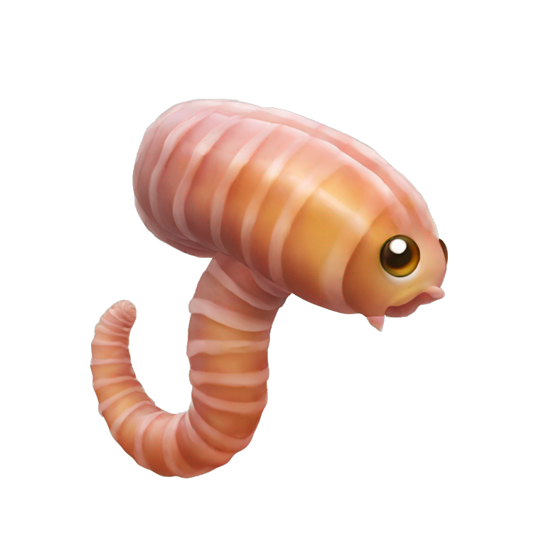 marine worms emoji