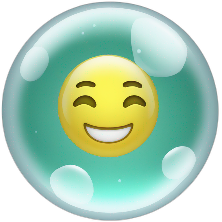 Electric bubble glass  emoji