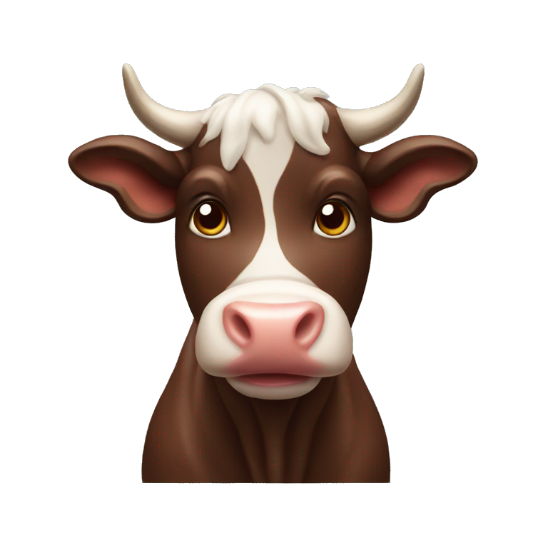 chocolate cow emoji