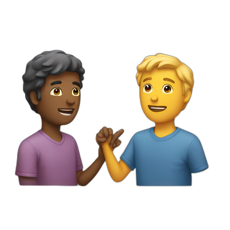 two people talking emoji
