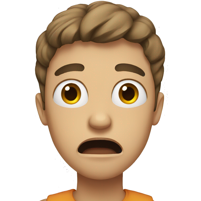 stressed human emoji