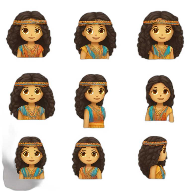 Traditional kabyle dress emoji