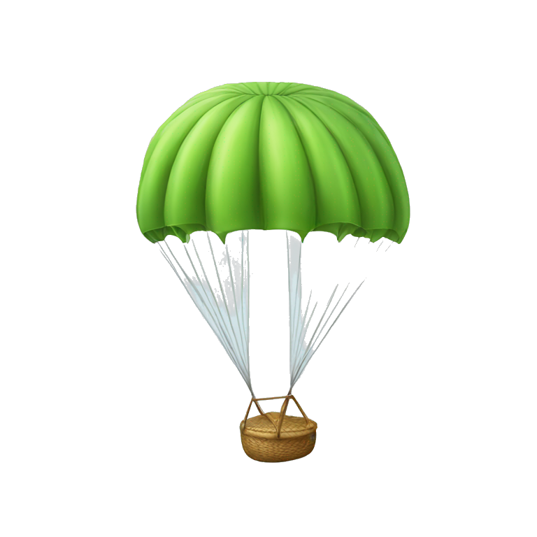 parachute realistic  emoji