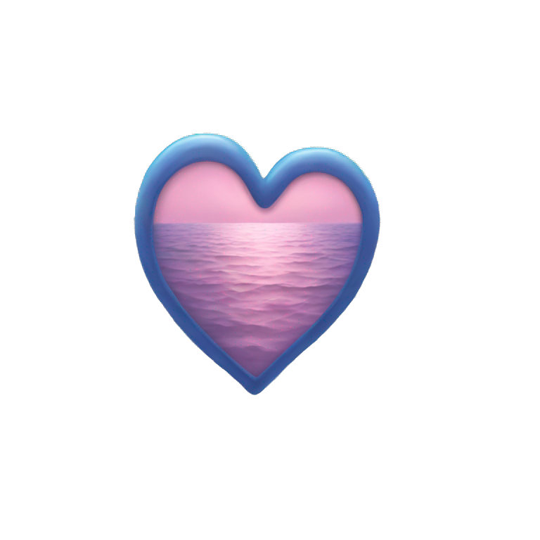 heart shape ocean emoji