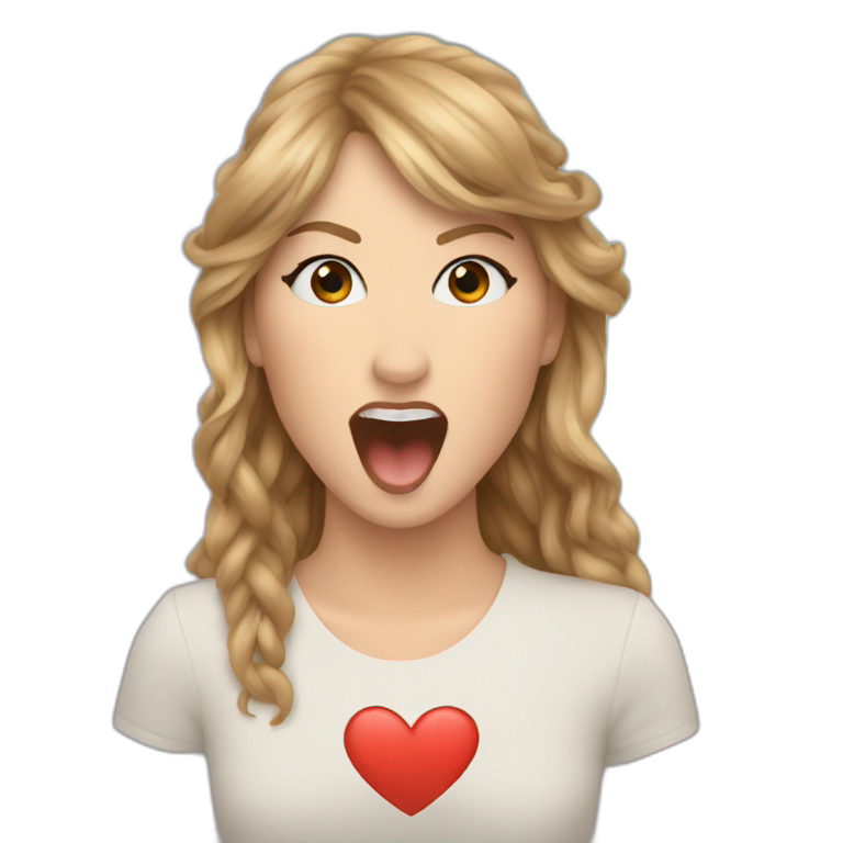Taylor swift singing with Ed sheeran emoji