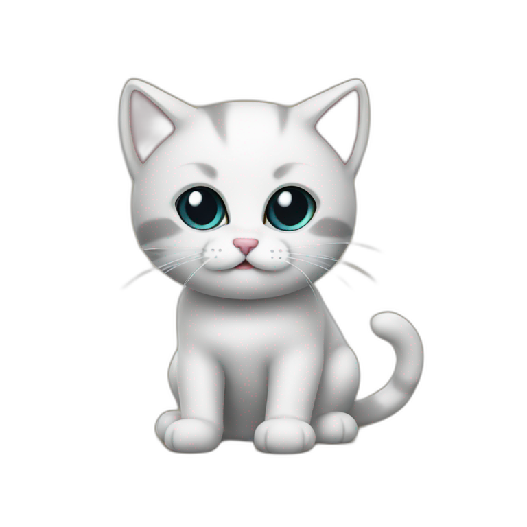a hacker kitten emoji