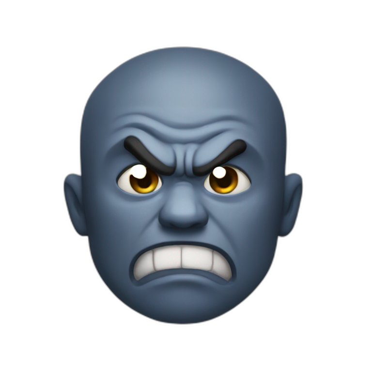 Angry mon emoji