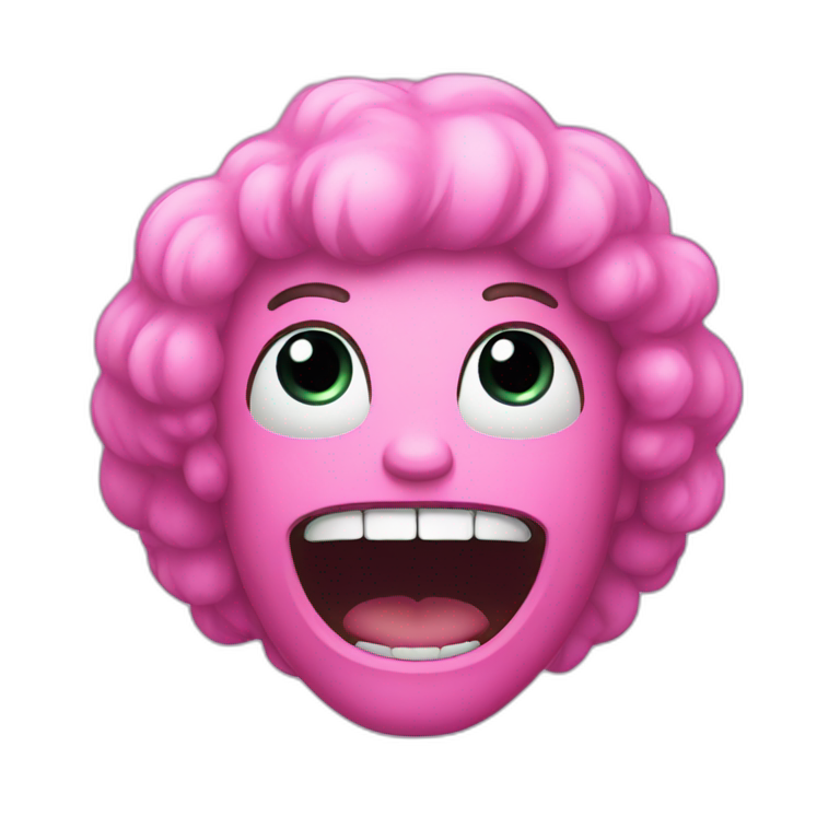 pink animatronic sticker emoji