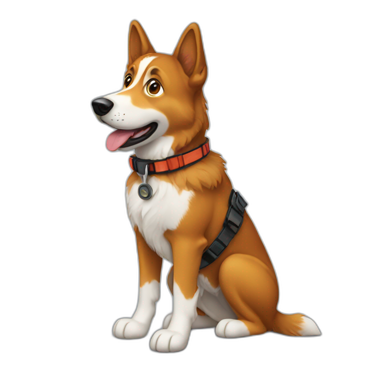 search and rescue dog emoji