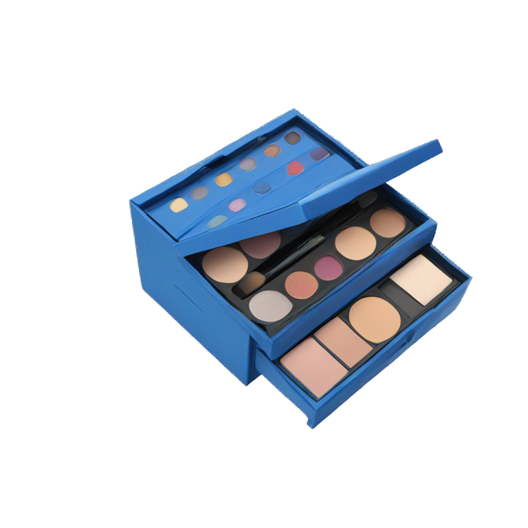 makeup box blue emoji