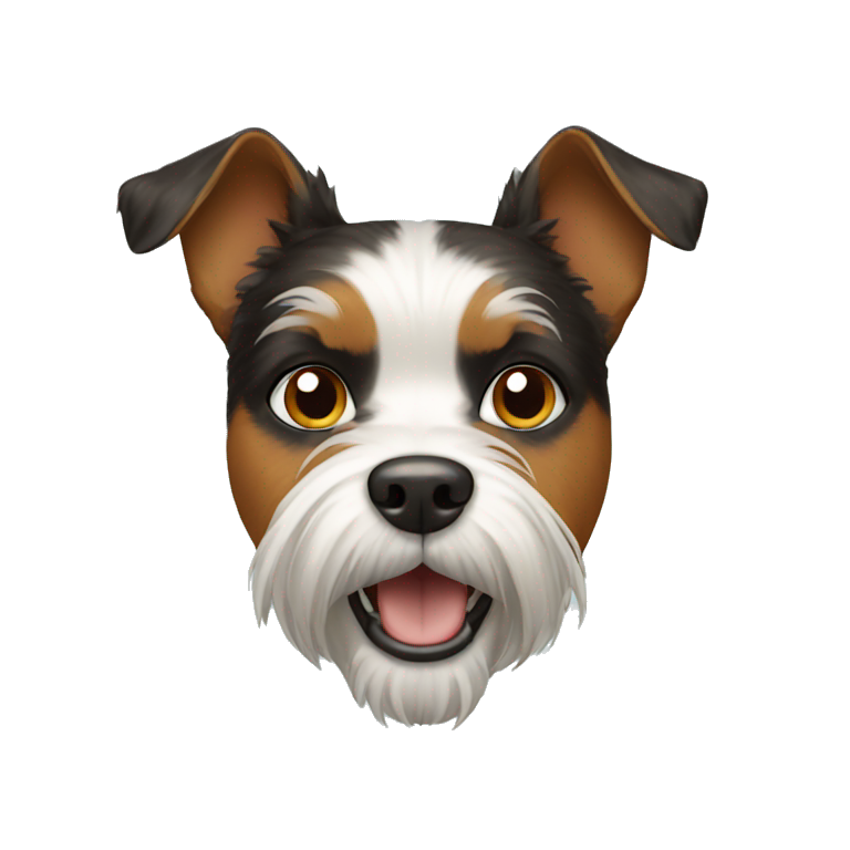 terrier dog head emoji