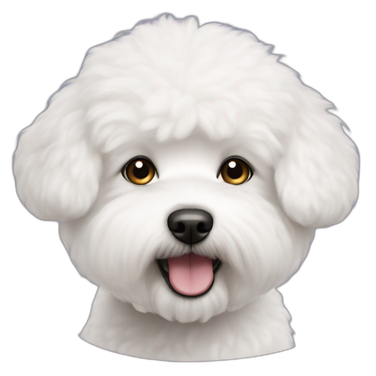 Bichon frise emoji