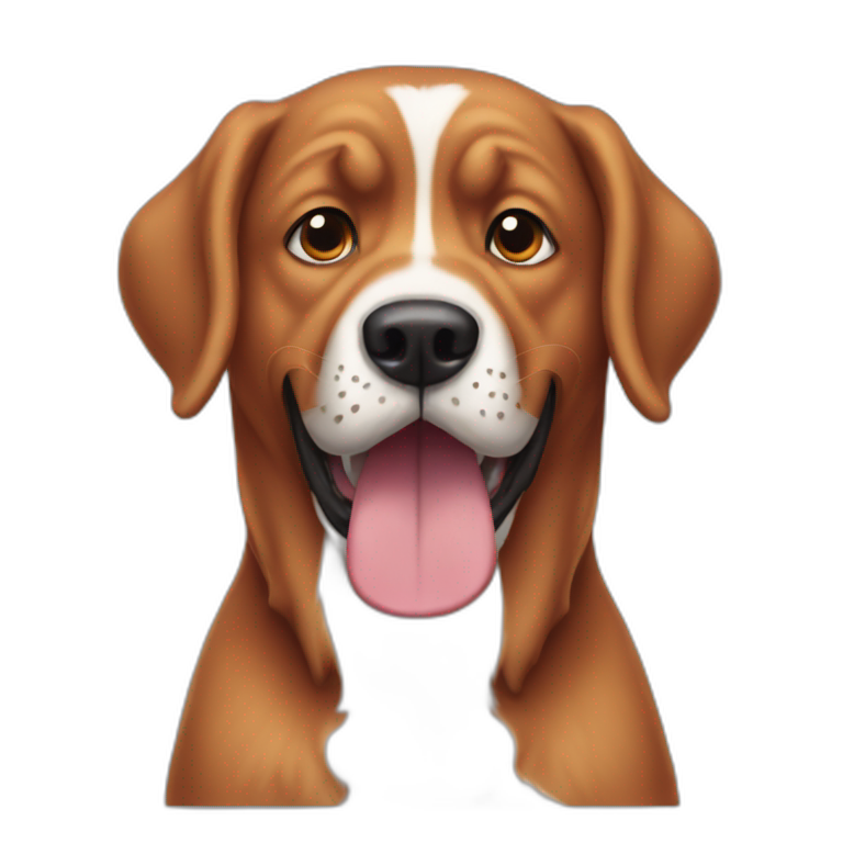 Dog like Clifford  emoji