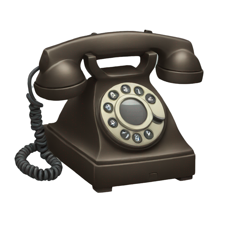 old phone emoji