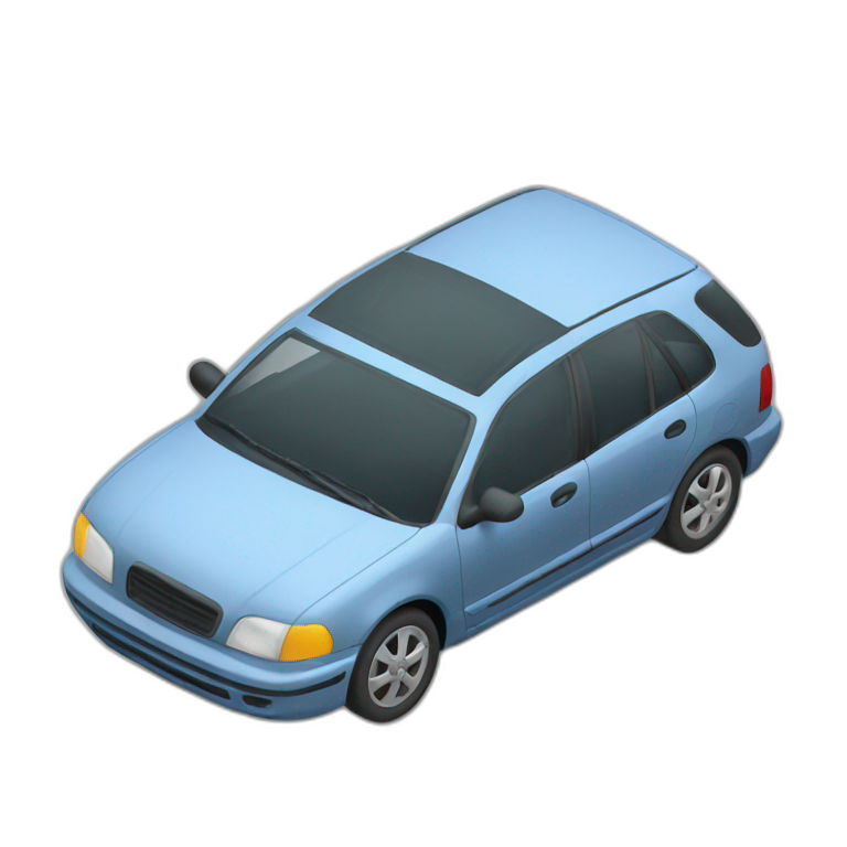 animated car emoji