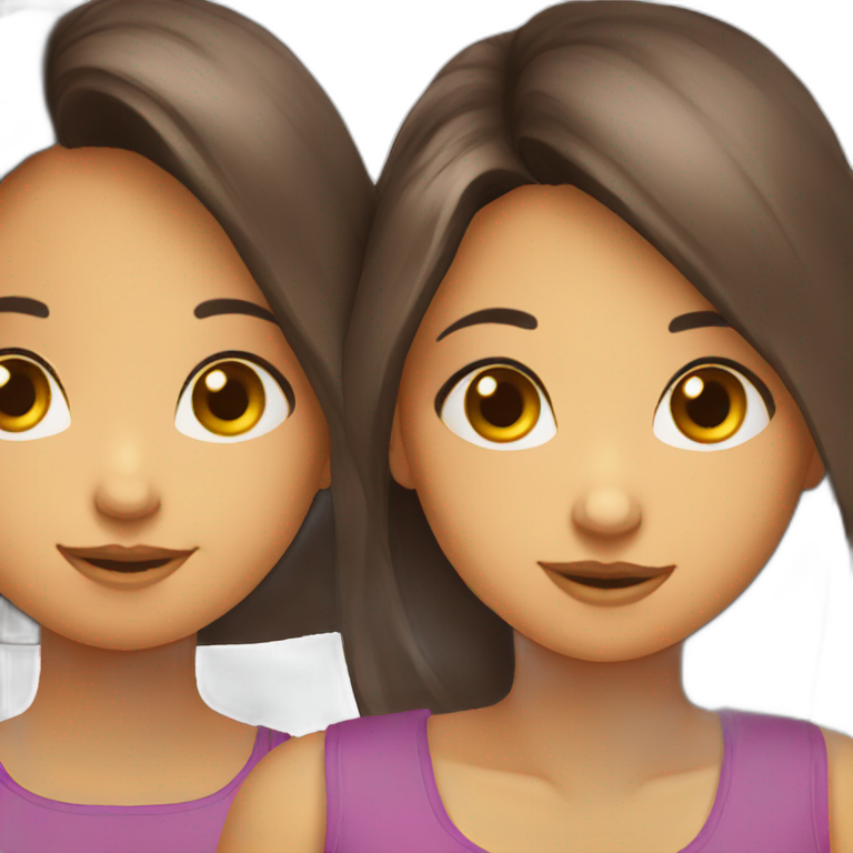 two girls png emoji