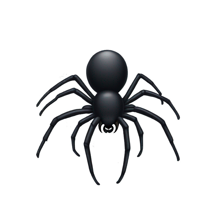 Black Spider  emoji