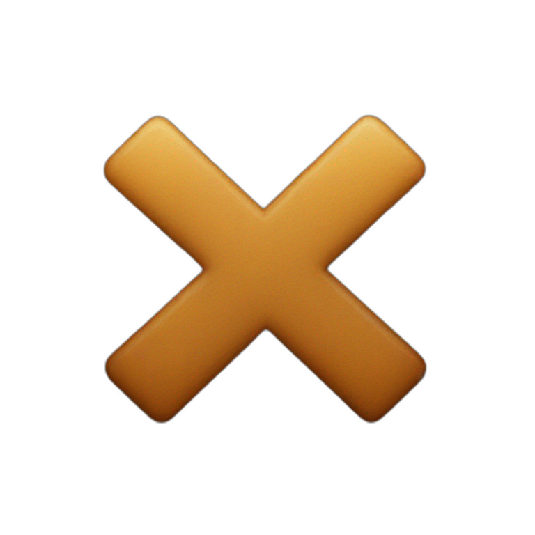 x logo emoji